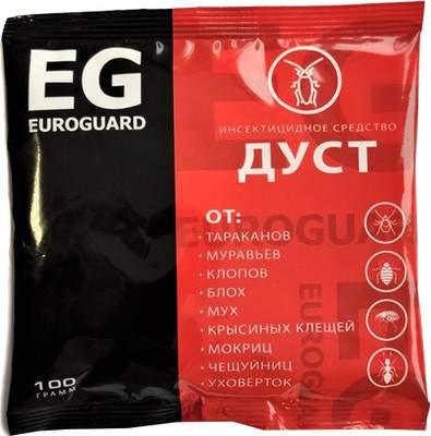 Порошок от насекомых Euroguard Дуст