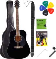Акустическая гитара Terris TD-041 BK Starter Pack
