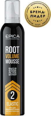Мусс для укладки волос Epica Professional Elastic Для прикорневого обьема