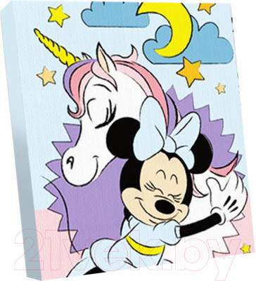 Картина по номерам Disney Самой красивой Минни Маус и единорог / 4825304
