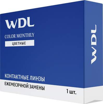 Контактная линза WDL Color Monthly BC 8.6 forest -1.50