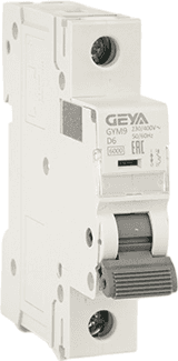 Выключатель автоматический Geya GYM9-1P-6D