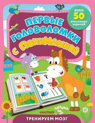 Развивающая книга АСТ Первые головоломки с ПониМашкой, мягкаяобложка