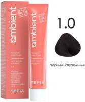 Крем-краска для волос Tefia Ambient Перманентная 1.0