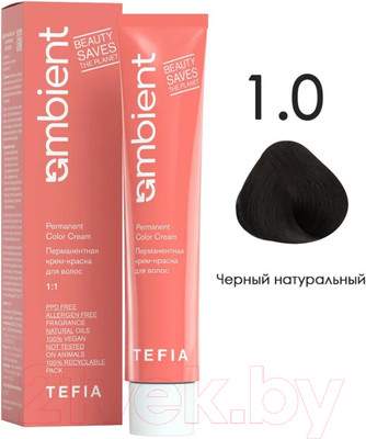 Крем-краска для волос Tefia Ambient Перманентная 1.0