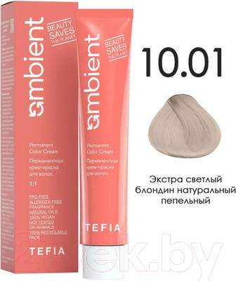 Крем-краска для волос Tefia Ambient Перманентная 10.01