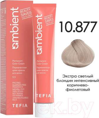 Крем-краска для волос Tefia Ambient Перманентная 10.877
