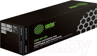 Тонер-картридж Cactus CSP-W1106