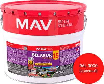 Краски, эмали MAV Belakor 15