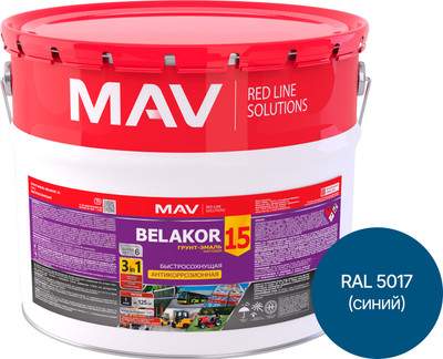 Краски, эмали MAV Belakor 15