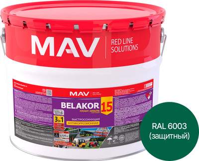 Краски, эмали MAV Belakor 15