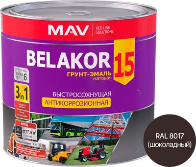 Грунт-эмаль MAV Belakor 15