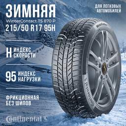 Зимняя шина Continental WinterContact TS 870 P 215/50R17 95H