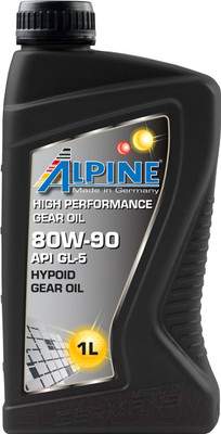 Трансмиссионное масло ALPINE Gear Oil 80W90 GL-5 / 0100701