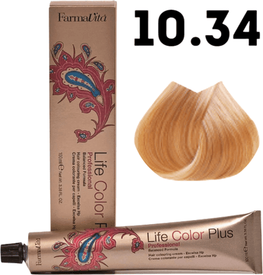 Крем-краска для волос Farmavita Life Color Plus 10.34