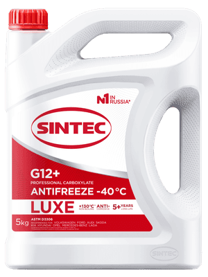 Охлаждающие жидкости Sintec Luxe G12+ / 614503