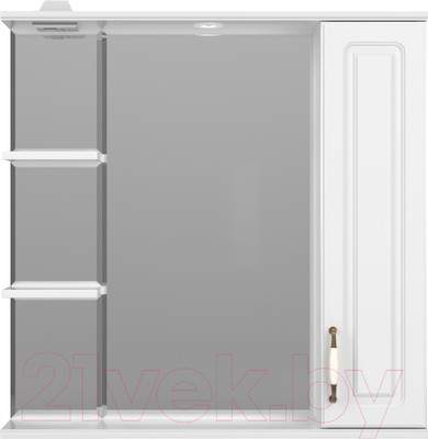 Шкаф с зеркалом для ванной Style Line Олеандр-2 80