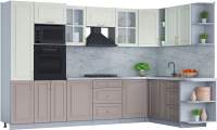 Кухонный гарнитур Interline Мила Шато 1.88x3.2 ВТ правая