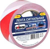 Лента сигнальная Unibob 0.075x200м / 82771