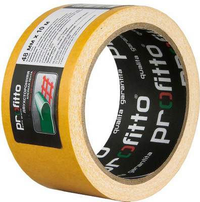 Скотч двухсторонний Unibob Profitto 48ммх10м / 55788