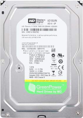 Жесткие диски, SSD Western Digital AV-GP 1TB (WD10EURX)