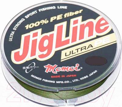 Лески рыболовные Momoi JigLine Ultra PE 0.10мм / 402587