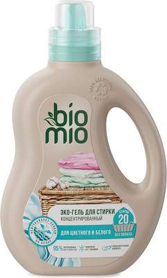 Гель для стирки BioMio Bio-Colors&Whites Для белого и цветного белья Экологичный