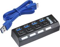 Док-станции, репликаторы Buro BU-HUB4-U3.0-L