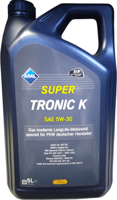 Моторные масла Aral SuperTronic K 5W30