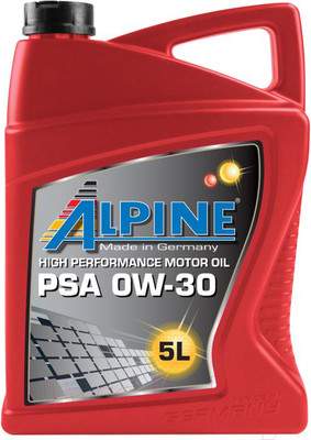 Моторное масло ALPINE PSA 0W30 / 0121742