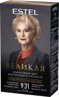 Крем-краска для волос Estel Великая Стойкая для седых волос 9/31
