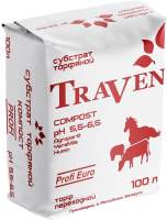 Субстрат Traven Компост. Торфяной питательный рН 5.5-6.5