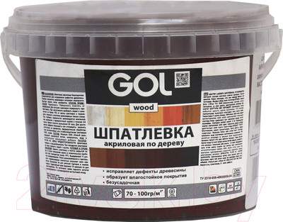 Шпатлевка готовая GOL Wood Мастер по дереву акриловая