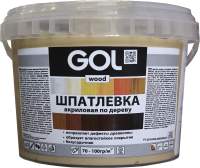 Шпатлевка готовая GOL Wood Мастер по дереву акриловая