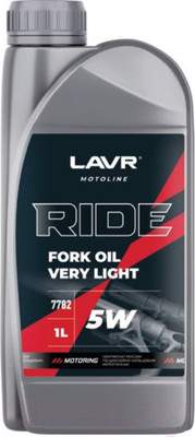 Гидравлические жидкости Lavr Moto Ride Fork Oil 5W / Ln7782