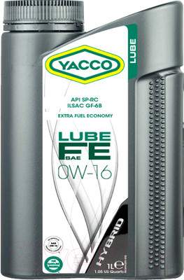 Моторные масла Yacco Lube FE 0W16