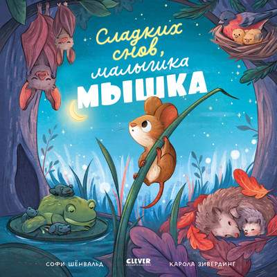 Художественная книга CLEVER Книжки-картинки. Сладких снов, малышка мышка! 9785002114825