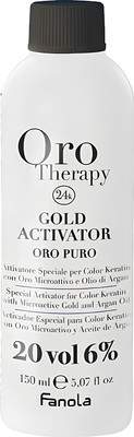 Эмульсия для окисления краски Fanola Oro Therapy Puro 20 Vol 6%