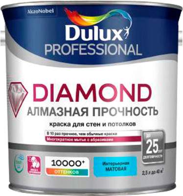 Краски, эмали Dulux Professional Diamond Matt