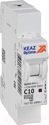 Выключатель автоматический КЭАЗ OptiDin BM63-1C10-4.5-УХЛ3 / 326793