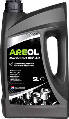 Моторное масло Areol Max Protect 0W30 / 0W30AR059