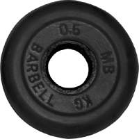 Диск для штанги MB Barbell d31мм 0.5кг