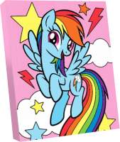 Картина по номерам Hasbro My Little Pony. Радуга Дэш / 5199070