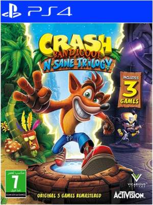 Игра для игровой консоли PlayStation 4 Crash Bandicoot N'Sane Trilogy Remastered
