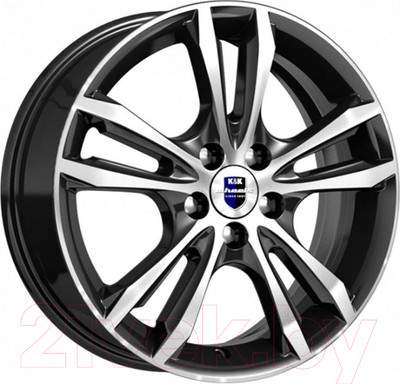 Литой диск K&K Samara 16x6" 5x114.3мм DIA 67.1мм ET 45мм Алмаз черный