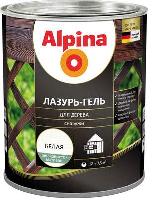 Защитно-декоративный состав Alpina Лазурь-гель