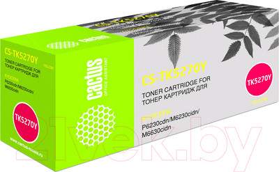 Тонер-картридж Cactus CS-TK5270Y