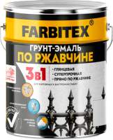 Краски, эмали Farbitex По ржавчине 3в1