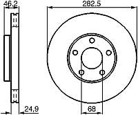 Тормозной диск Bosch 0986478872