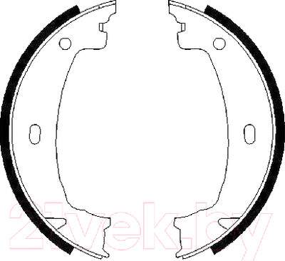 Тормозные колодки Bosch 0986487608
